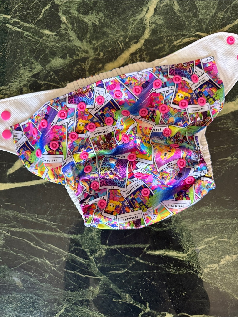 Vida Mia Cloth Lisa Frank Tarot Kids Adjustable Diaper - Vibrant Multicolor